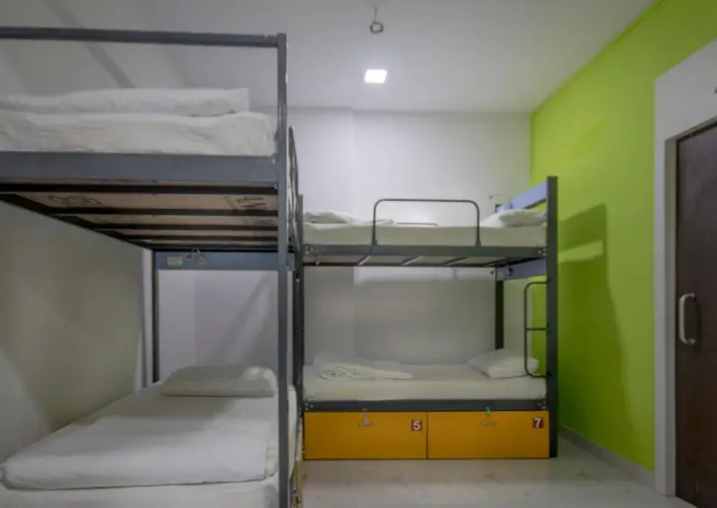 Bed in 6-Bed Female AC Dormitory Room